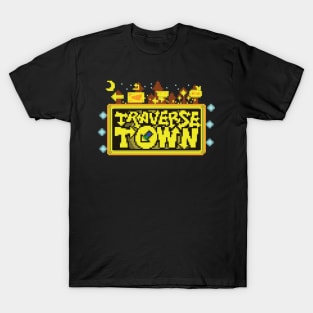 Traverse Town Logo Pixel Art T-Shirt